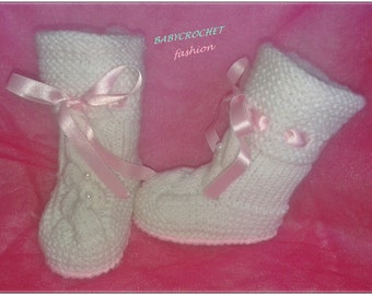 white Boots, Baby Boots, Children's Shoes, Children's Boots White