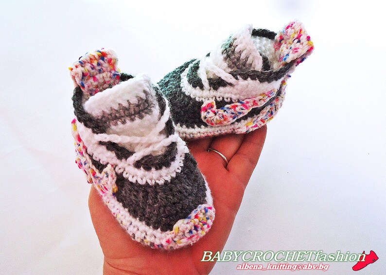 knitted nike baby shoes