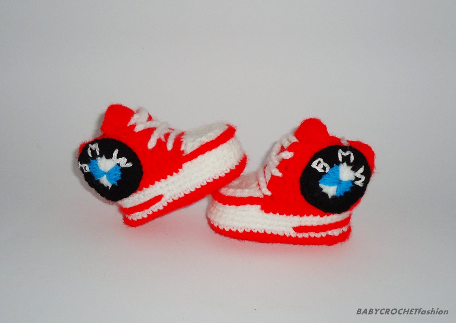 stivaletti all'uncinetto Unisex's baby Converse Crochet Converse- Red Baby Converse regalo per bambini Stivaletti per bambini scarpe per neonati scarpe bmw Scarpe Calzature bambina Scarpe da ginnastica 