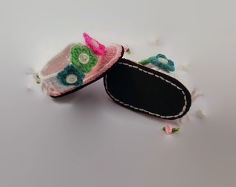 Crochet Baby Sandals, Girl Shoe, Baby Girl Sandal, Infant Crochet Sandal, Crochet Sandals for bBabies, Newborn Infant Sandals
