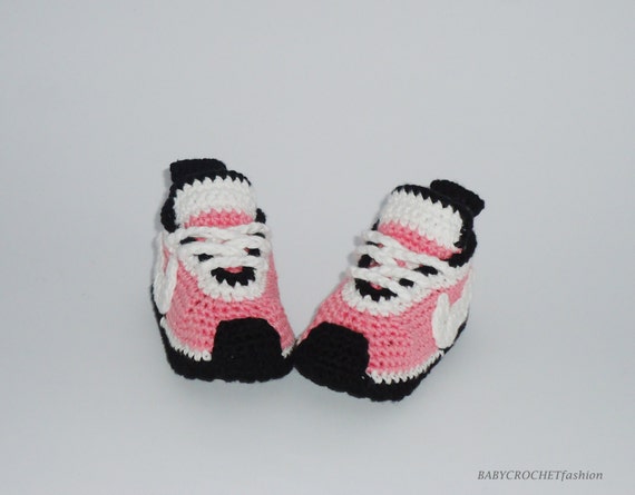 Crochet Baby Shoes Pink Baby Shoes Pink 