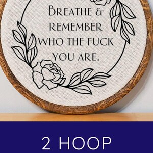 Swear Affirmation Sign Faux Embroidery Wall Art Unique Vulgar Home Decor Curse Word Motivational Sign Customizable Novelty Gift Idea immagine 10