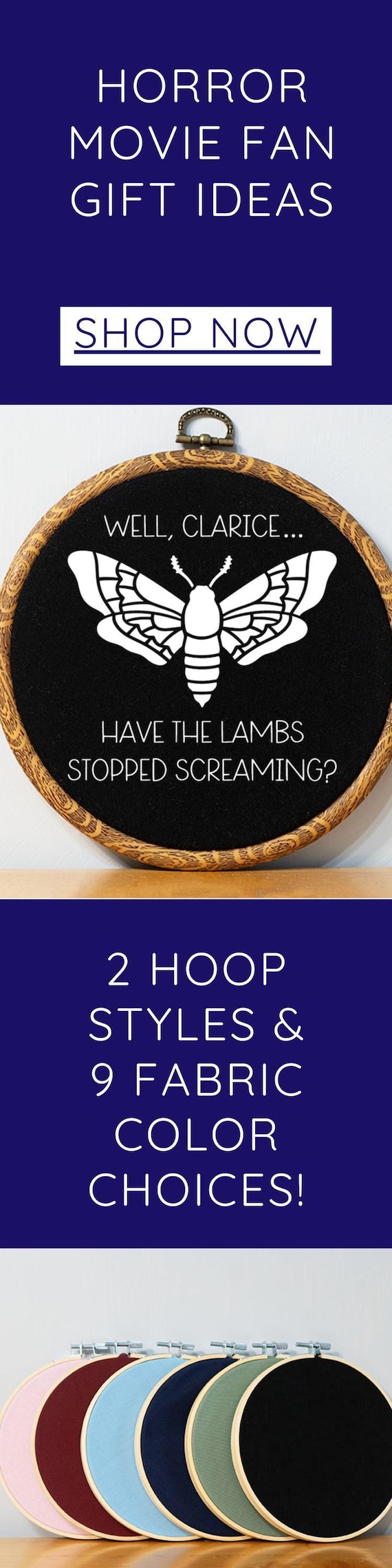 Silence of the Lambs Inspired Quote Anthony Hopkins Hannibal Fan Faux  Embroidery Wall Decor Home Horror Film Fan Gift Well Clarice Quote - Etsy  Israel, image size:570x2280