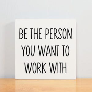 Funny Office Sign Small Customizable Desk Sign Novelty Decor for Office Cubicle Shelf Wood Sign Funny Coworker Gift Custom Desk Sign Funny