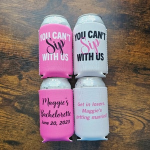 Mean Girls You Cant Sit with Us Personalized Bachelorette Party Favor Customizable Girls Weekend Gift 90s Bridal Party Pink Girls Weekend