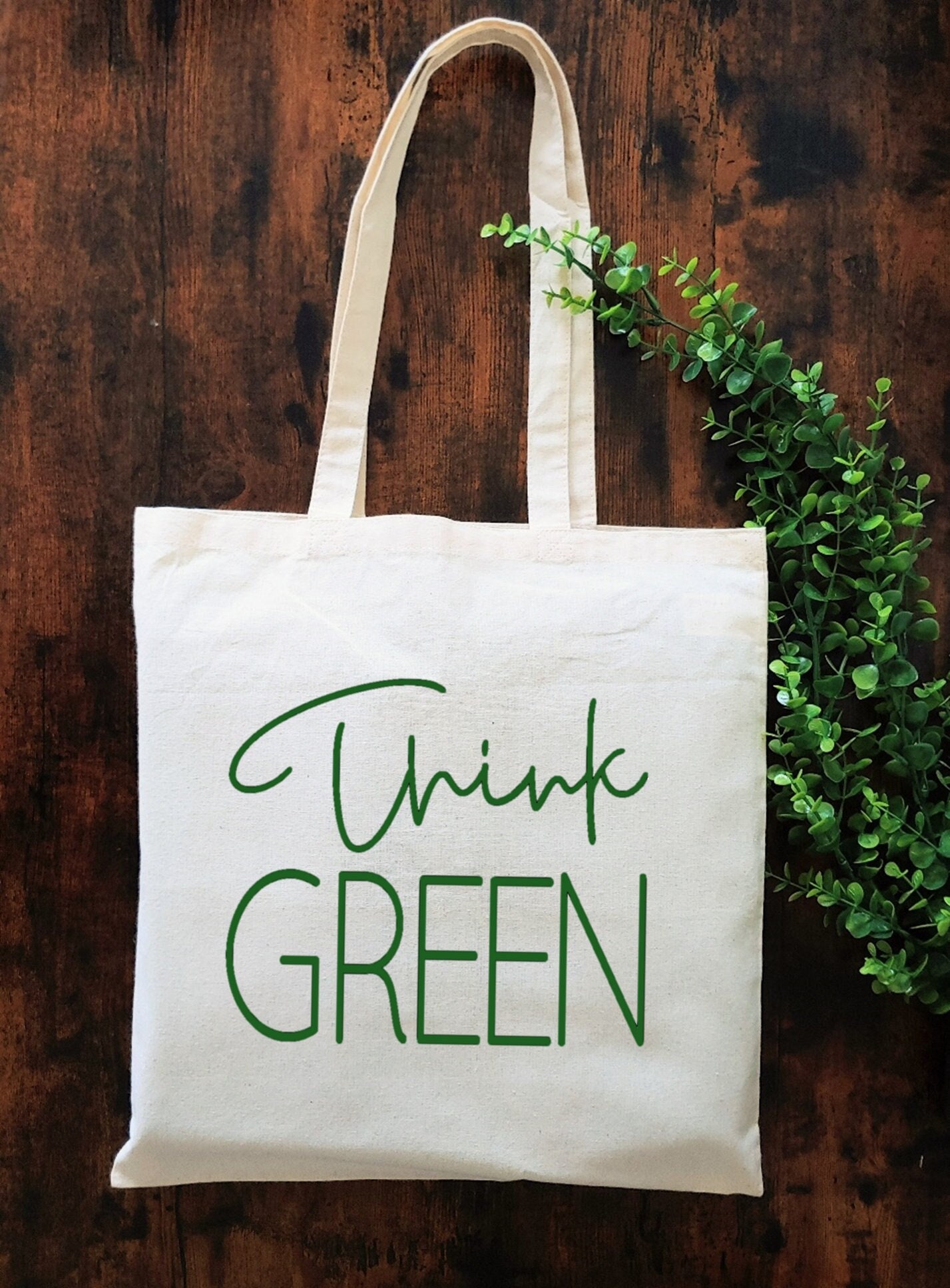 Tote bag go green sale
