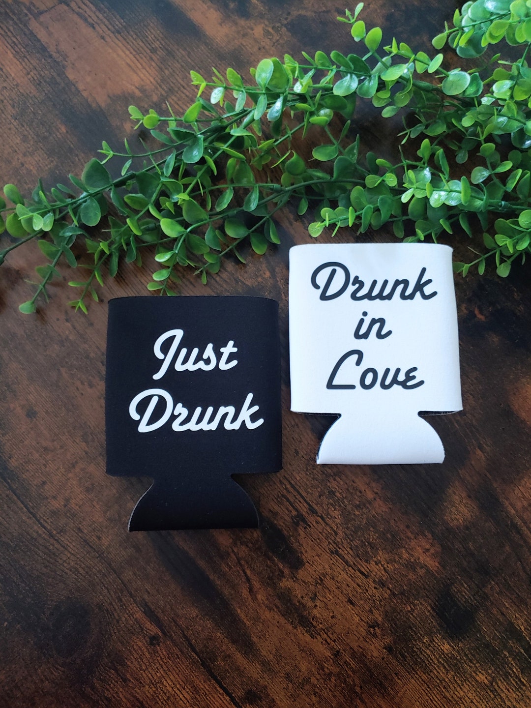 Drunk in Love or Just Drunk Can Cooler / Bachelorette Party Etsy
