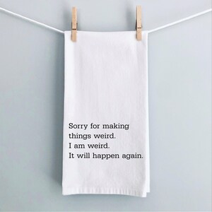 Funny Kitchen Towel Novelty Gift Idea for Best Friend Birthday Gift Funny Dish Towel Custom Kitchen Decor Gift for Friend Bday Gift for Her