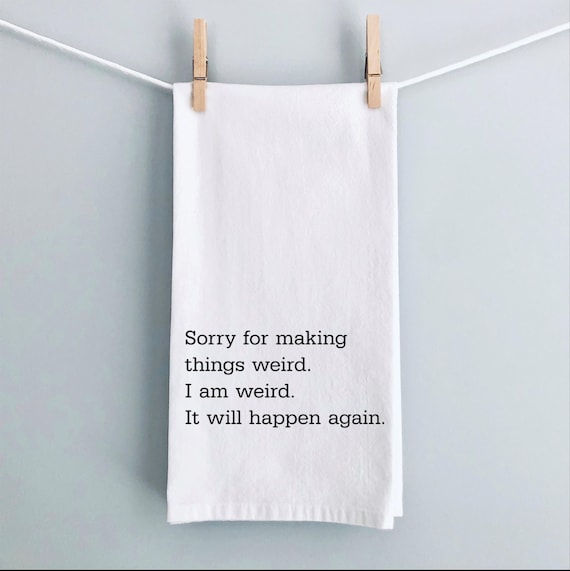 Funny Kitchen Towel Novelty Gift Idea for Best Friend Birthday Gift Funny Dish Towel Custom Kitchen Decor Gift for Friend Bday Gift for Her