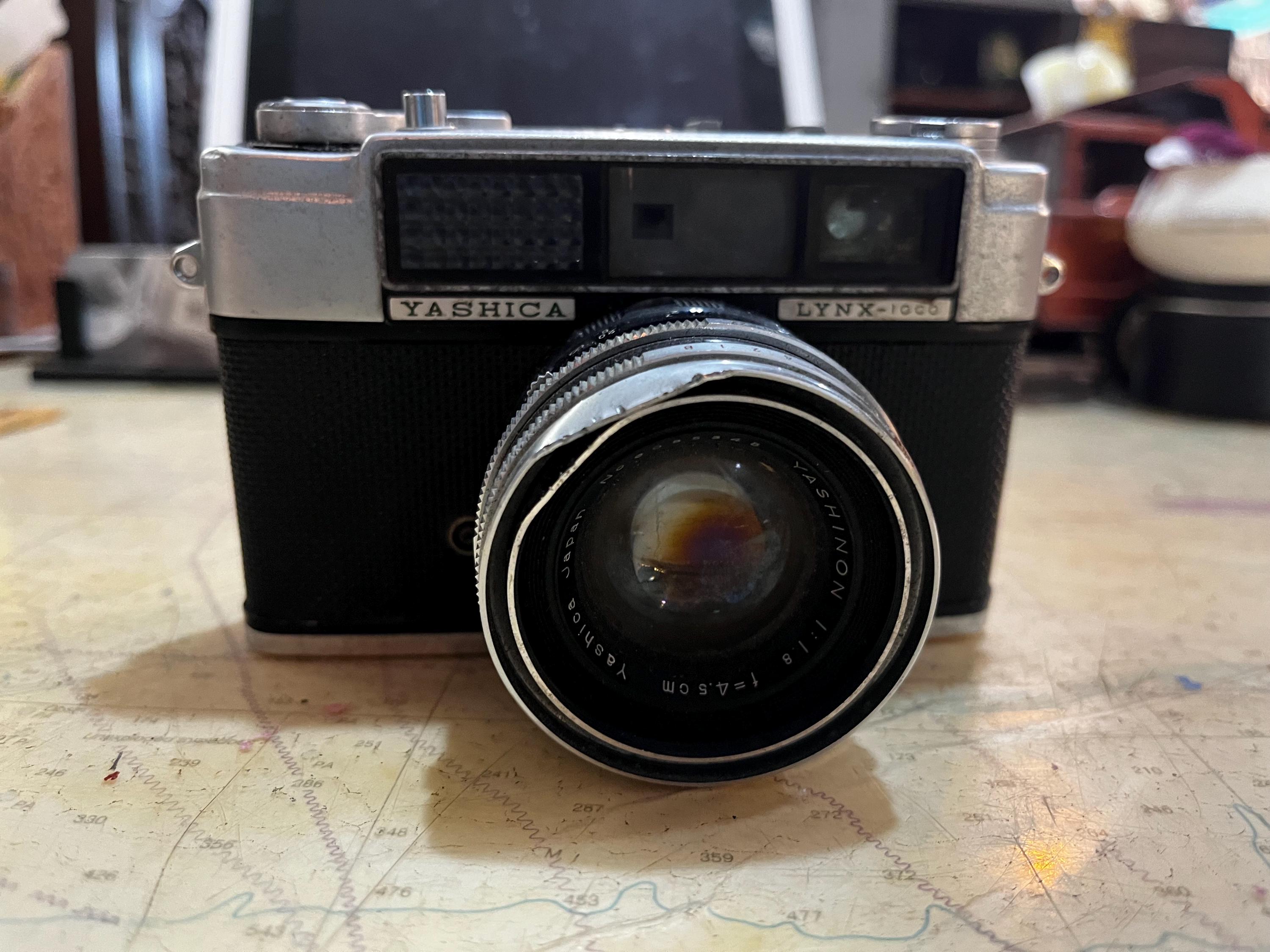 Yashica Lynx-1000 35mmフィルムカメラ、レンジファインダーカメラ