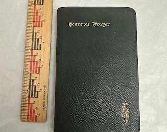 1905 Antique Leather Bound, The Book of Common Prayer, Collectible Book, Sacraments, Protestant Church