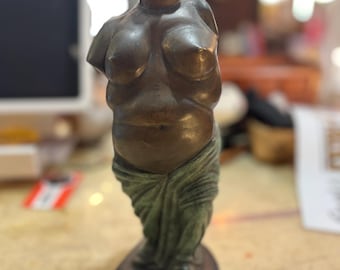 Bruno Luna Signed Bronze Female Figure 13/30, Limited Edition Sculpture, Art Lover Gift, Collectible Art, Unique Figurine