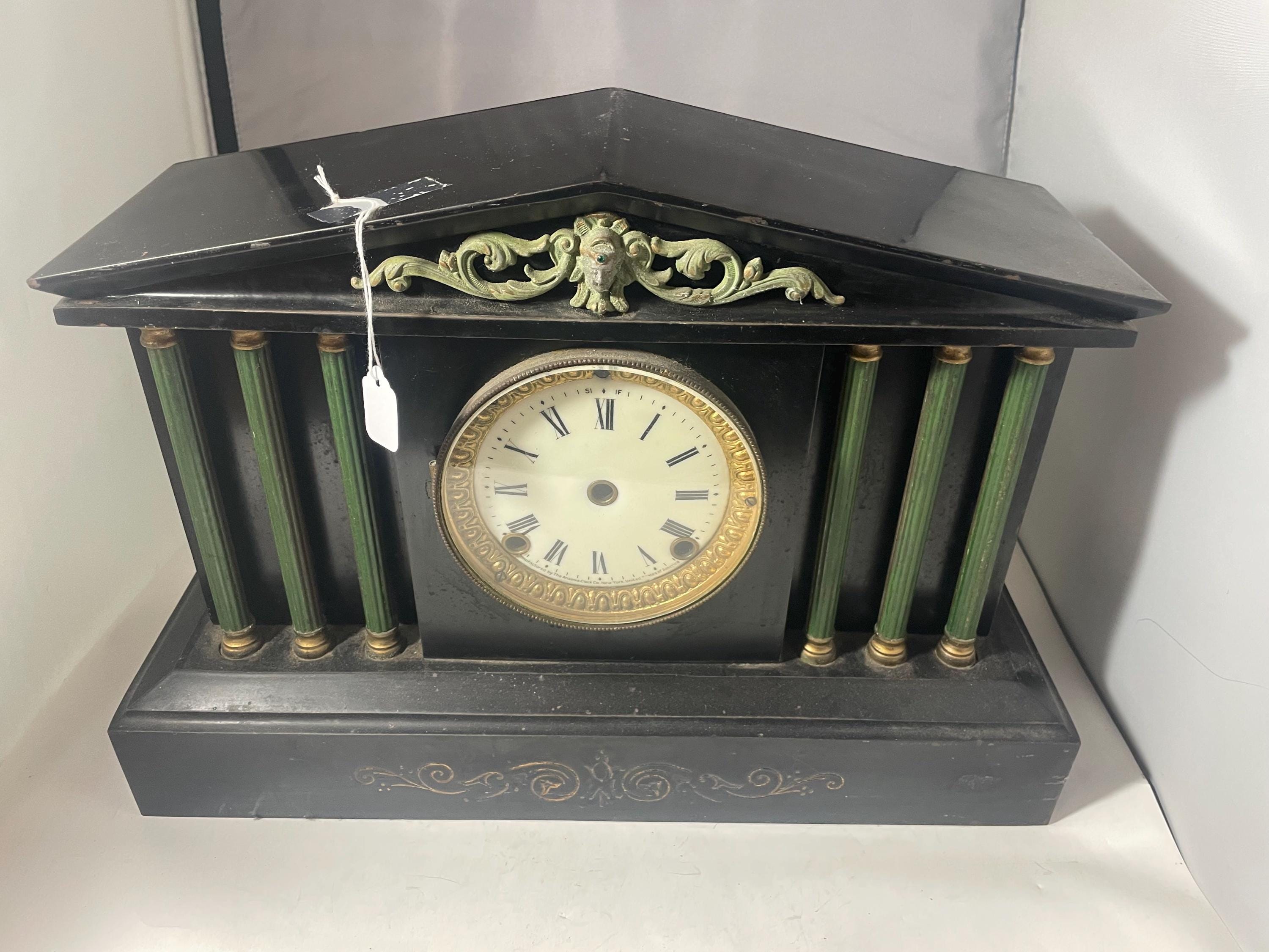 Antique clock ansonia - Etsy 日本