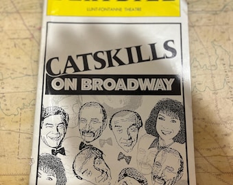 Catskills on Broadway Playbill, August 1992 Edition, Theater Memorabilia, Borscht Belt Comedy, Collectible