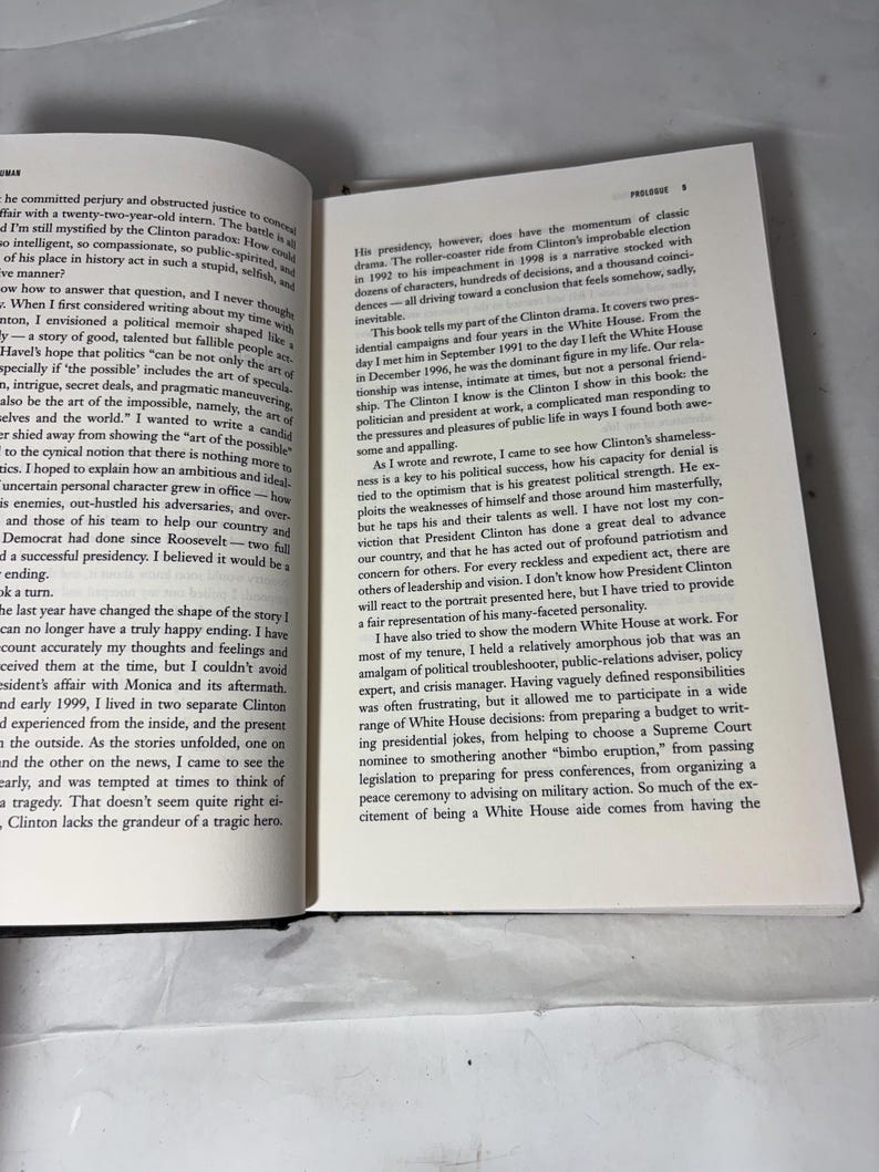 Puede incluir: Libro abierto con texto en las p&aacute;ginas. El texto est&aacute; en ingl&eacute;s y parece ser una memoria o biograf&iacute;a. El libro est&aacute; abierto en un cap&iacute;tulo titulado "Pr&oacute;logo".