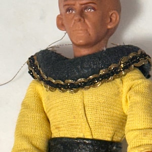 Vintage Talos Alien Star Trek actionfigur, 7 tum, sällsynt 1970-tals, samlarklass, retro sci-fi-leksak, originalkostym