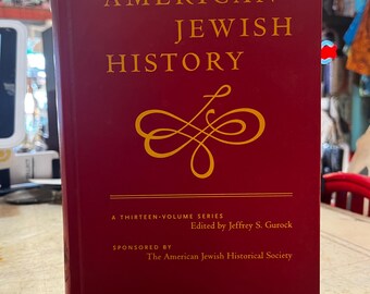 American Jewish History Vol. 2 Hardcover 1998 First Edition, U.S. Jewish History, Historical Record Book