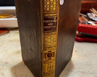 Historia de Sanford y Merton, vol. 1, libro antiguo, cuento infantil raro, libros antiguos, literatura de coleccionista