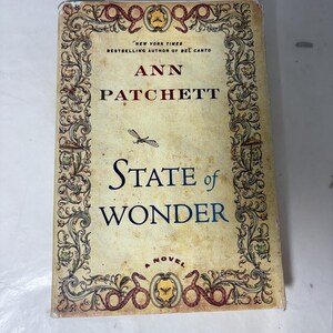 Estado de asombro, de Ann Patchett, autora superventas del New York Times, tapa dura, de segunda mano, en excelente estado.