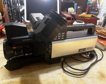 Vintage RCA NewVicon Color Video Camera, 1980s Camera, Retro Video Recorder, 20th Century Photography, Camera Collectible