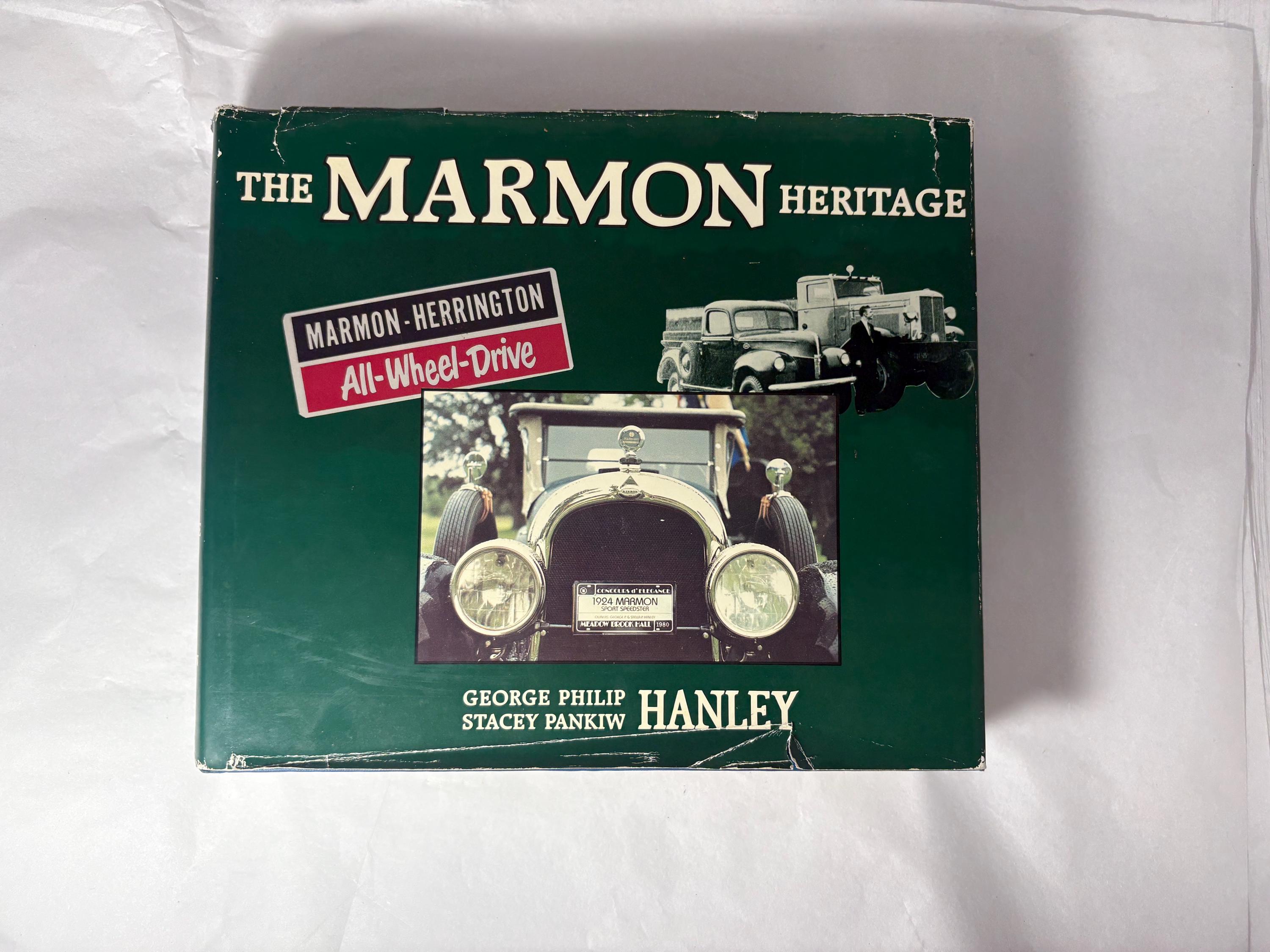 Classic Marmon Heritage Book by Hanley and Philip, Automotive