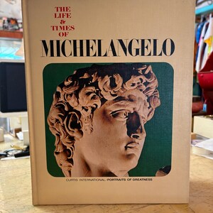 Vintage Michelangelo Book - Etsy