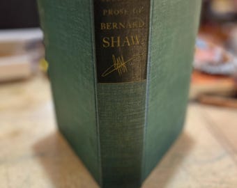 Selected Prose by George Bernard Shaw, Republished 1928, 19th Century Literature, Book, Book Lover Gift