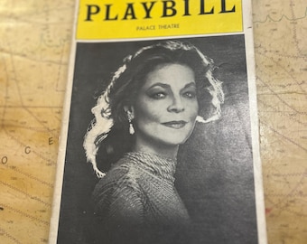 Woman of the Year Playbill, Original Broadway Cast, April 1982, Lauren Bacall, Theater Memorabilia, Tony-Winning Production