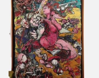 Dance of the Four Karma Dakinis - A Hildy Maze Painting