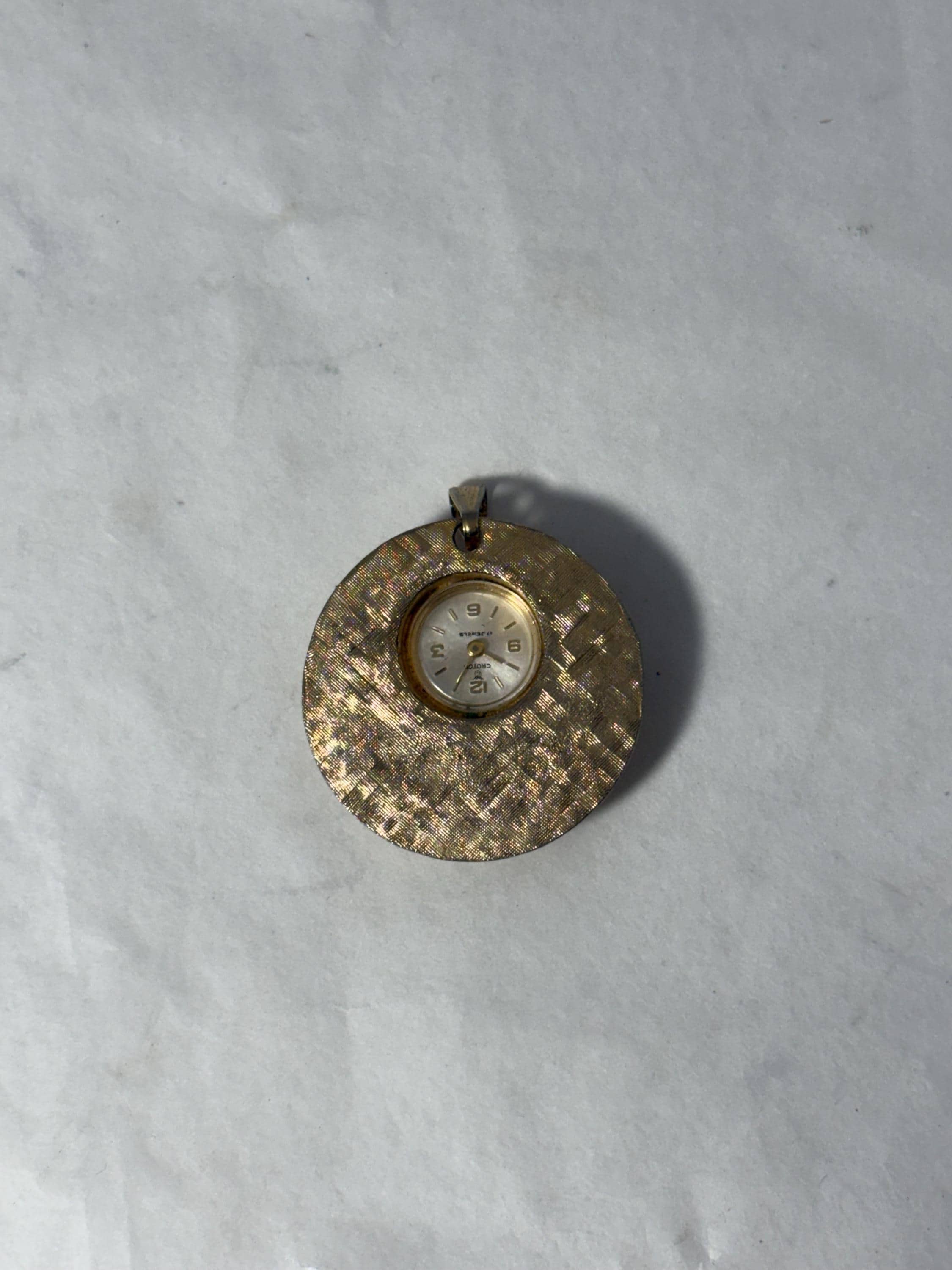 Vintage 17 Jewel Swiss Watch Necklace - Etsy