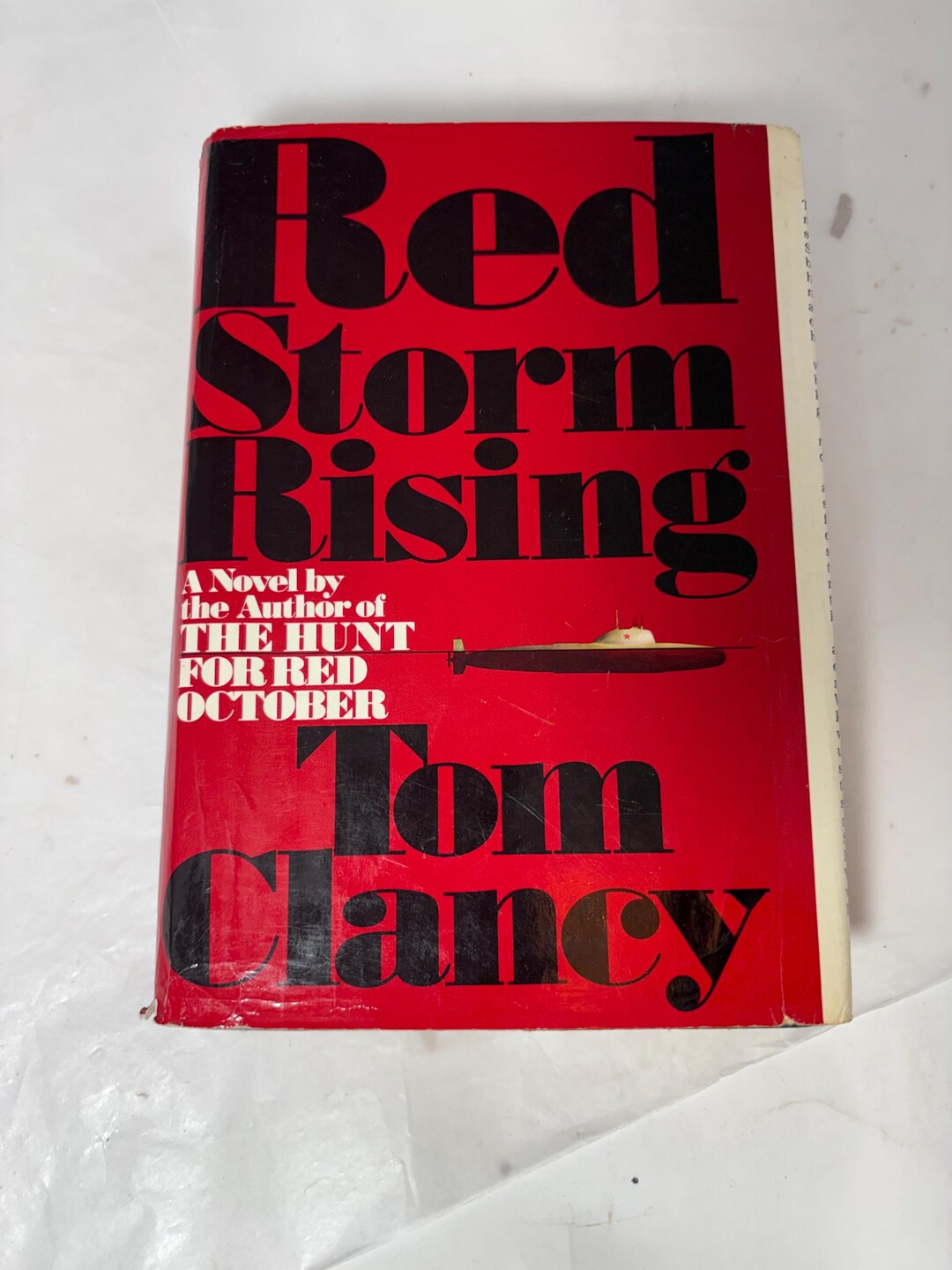 Red Rising Tom Clancy Red Storm Rising Hardcover Novel by Tom Clancy, First Edition 1986 ...
