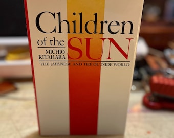 Children of the Sun by Michio Kitahara, Nonfiction Japanese History, Antique Books, Vintage Decor, Rare Book