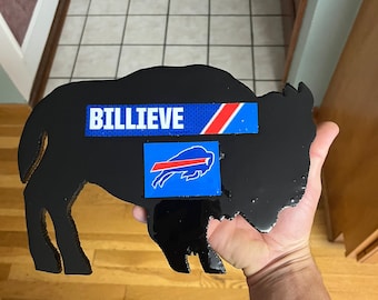 Buffalo bills epoxy artwork