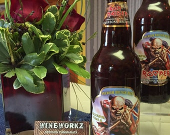 IRON MAIDEN "The Trooper" Limited Edition Beer Bottle lamp.  The most incredible gift you can ever buy for yourself !!!!!