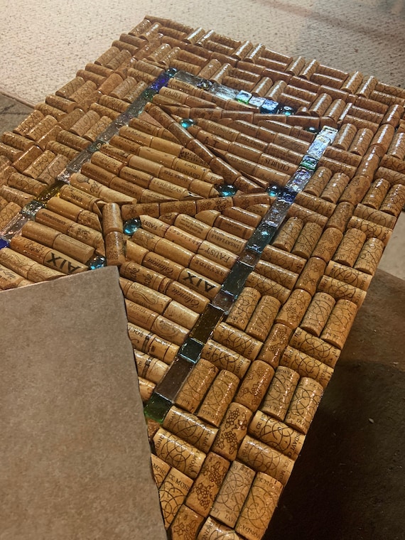 Wine Cork Table Etsy