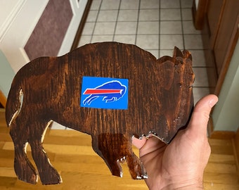 Small Buffalo Bills epoxy art