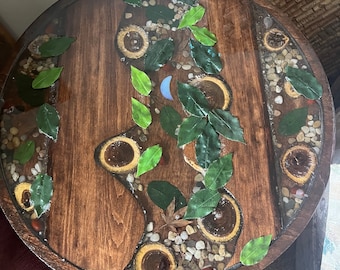 Epoxy resin river table