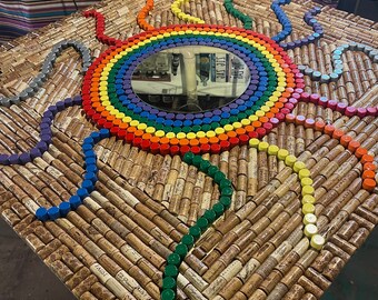 Rainbow lgbtq HUGE 4x4 wall cork mural