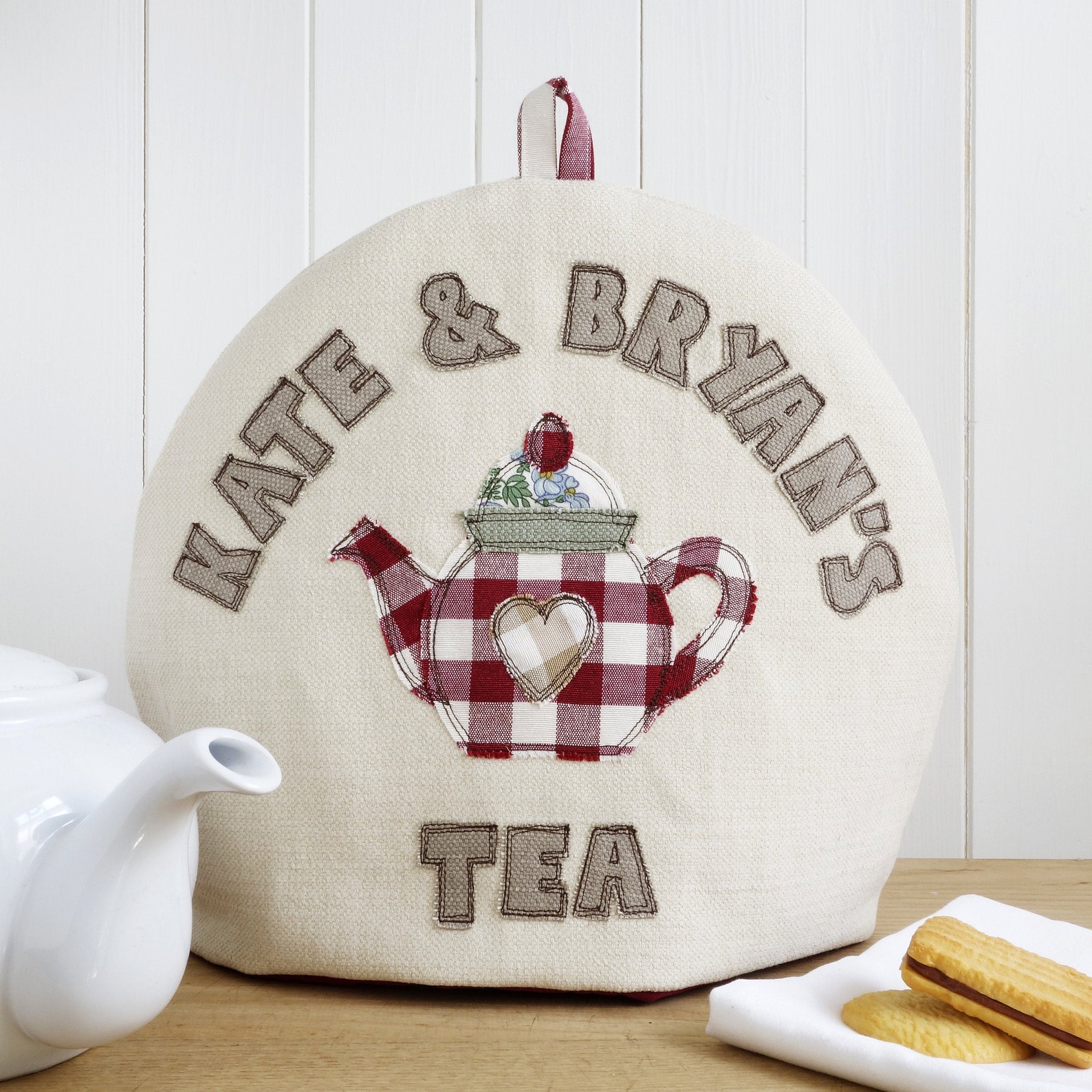 Personalised Tea Cosy Embroidered Teapot Cosy Mr And Mrs Etsy