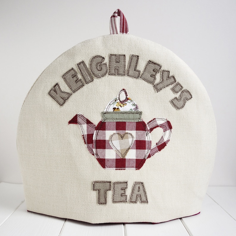 Personalised Tea Cosy Embroidered Teapot Cosy Mr And Mrs Etsy