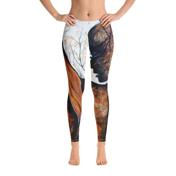 womens khaki gym leggings