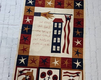 Glory Bel Fabric Panel / Americana Quilt Panel by moda