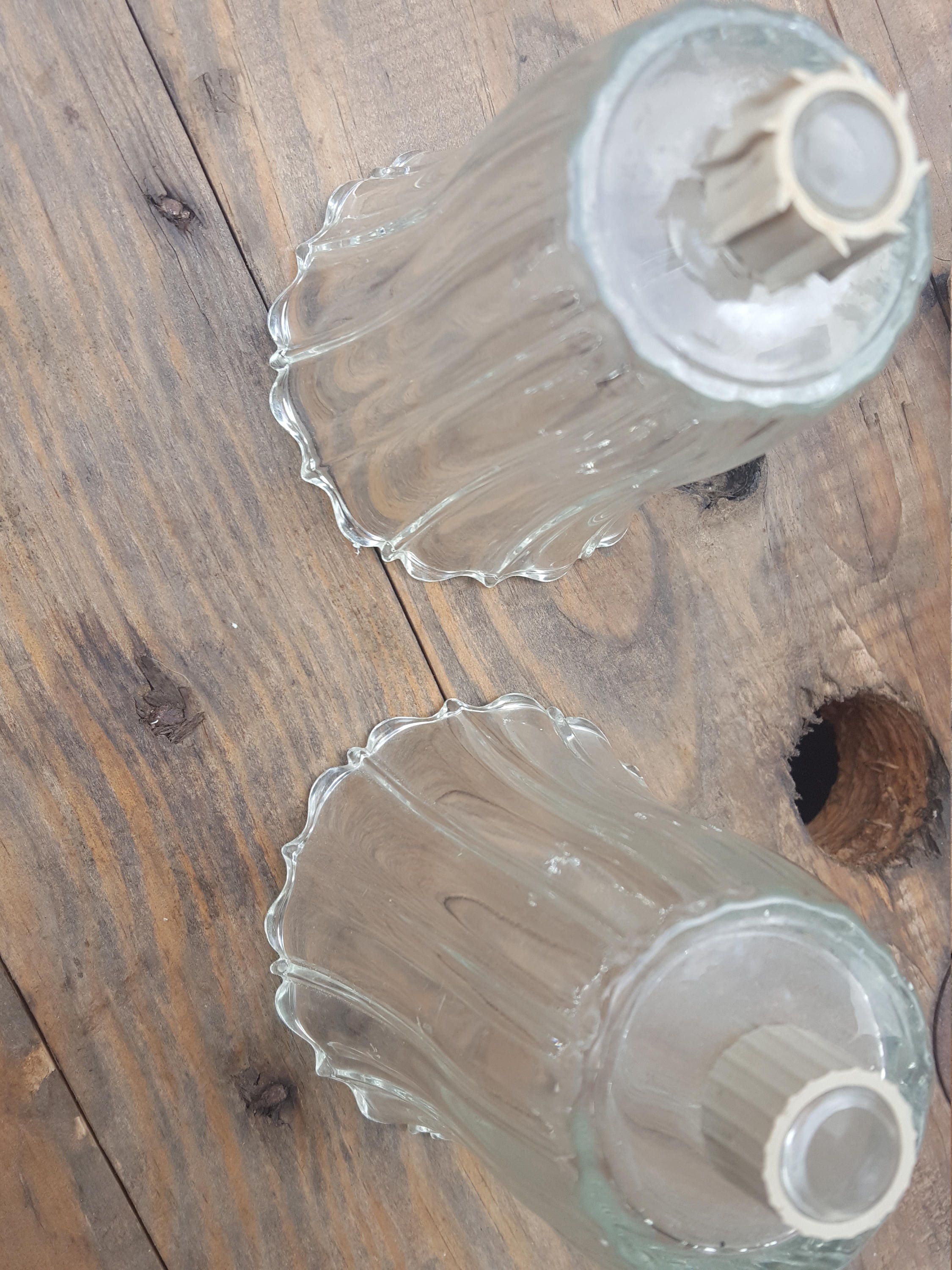 Homco Glass Votives / Candle Holder / Home Decor / Replacement Votive