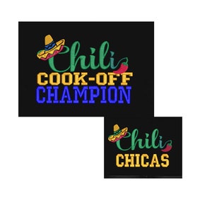 Chili Cook-Off Embroidered Apron / Team Apron