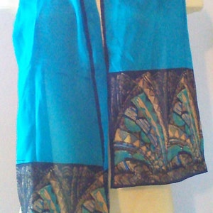 Vintage Anne Klein Silk Scarf / Shawl / Anne Klein / The Vera Companies / Silk Scarf / Vintage Accessory / Shawl