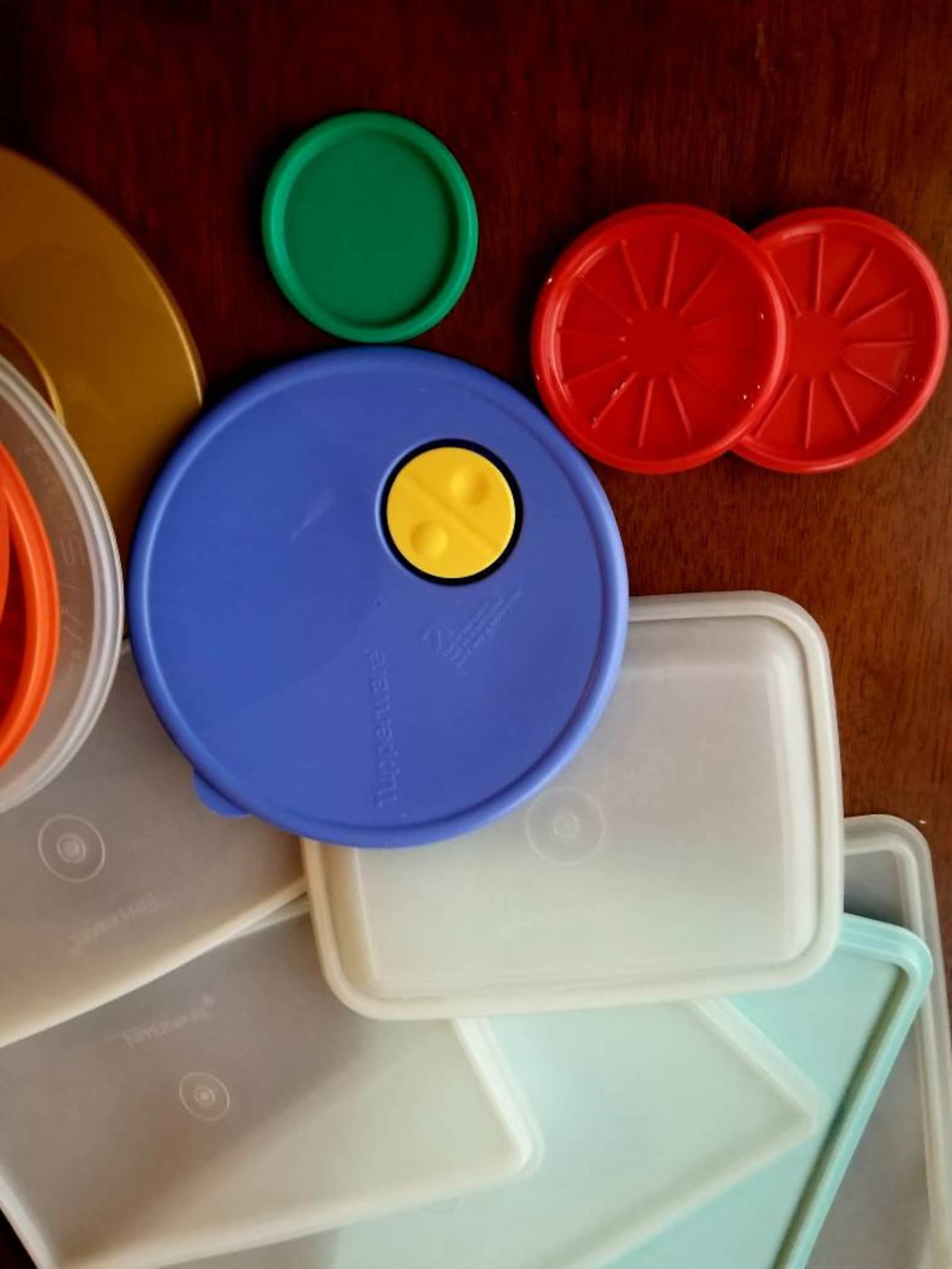 Vintage TUPPERWARE LIDS / Replacement Lids / Tupper Ware Etsy