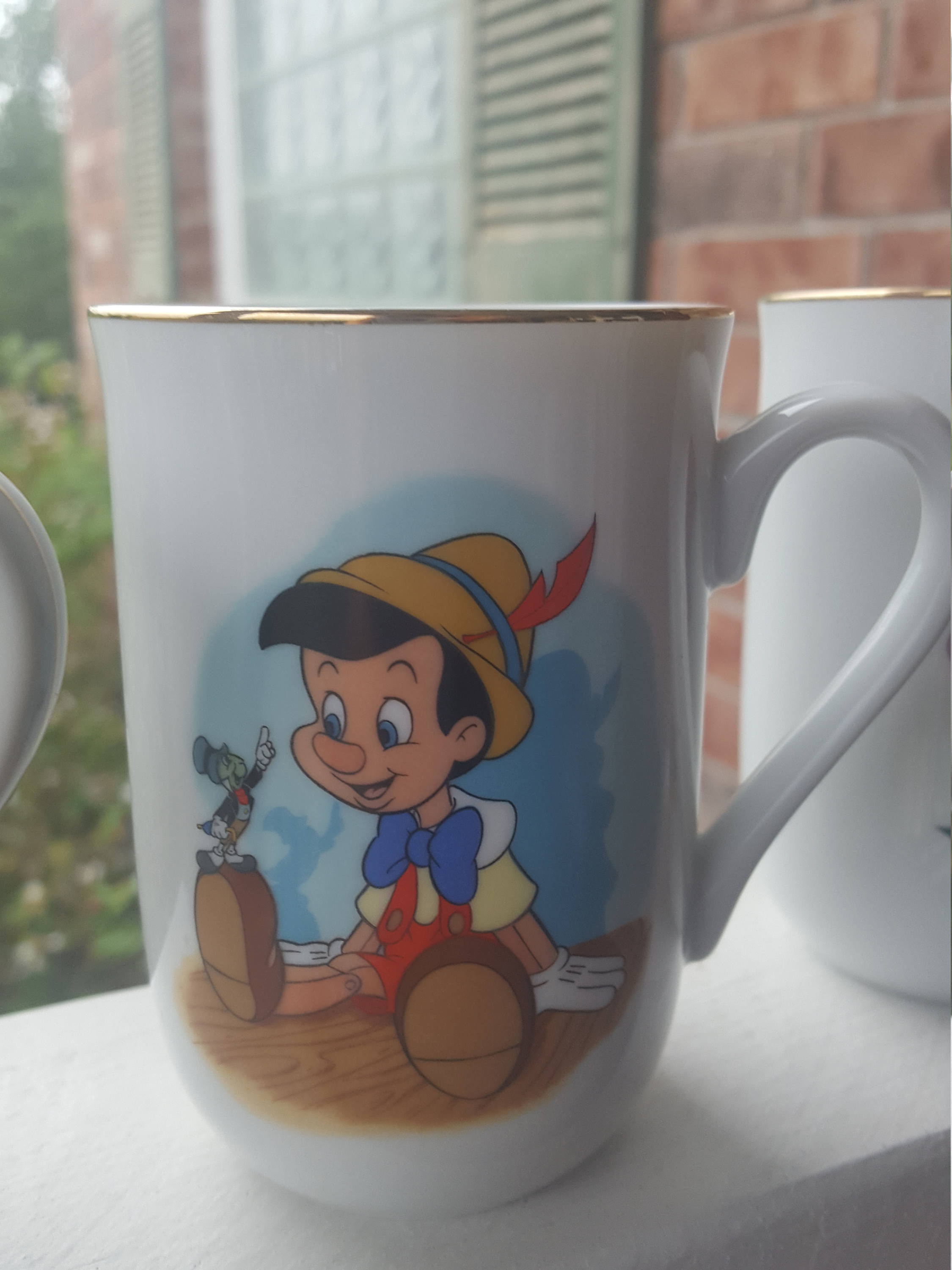 Disney Cups /Vintage Disney Classic Mugs Collection / Mickey Mouse Mug /  Walt Disney Productions / Mickey Pinocchio Snow White Alice