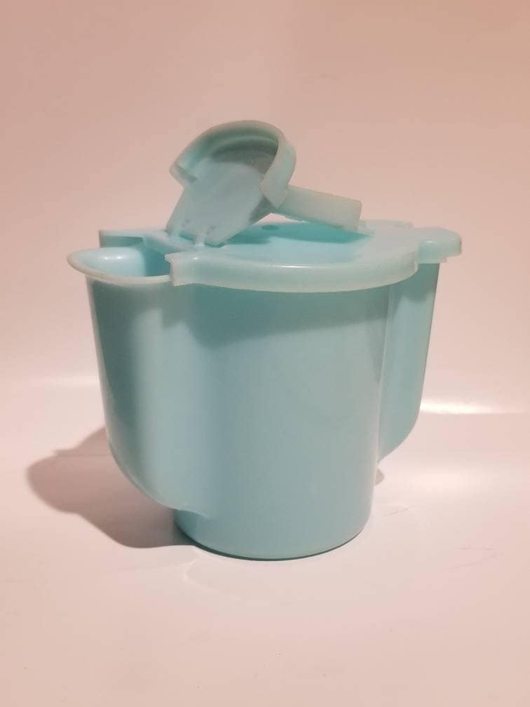 Sold at Auction: Vintage 3 Tupperware Blue Sheer Freezer Containers