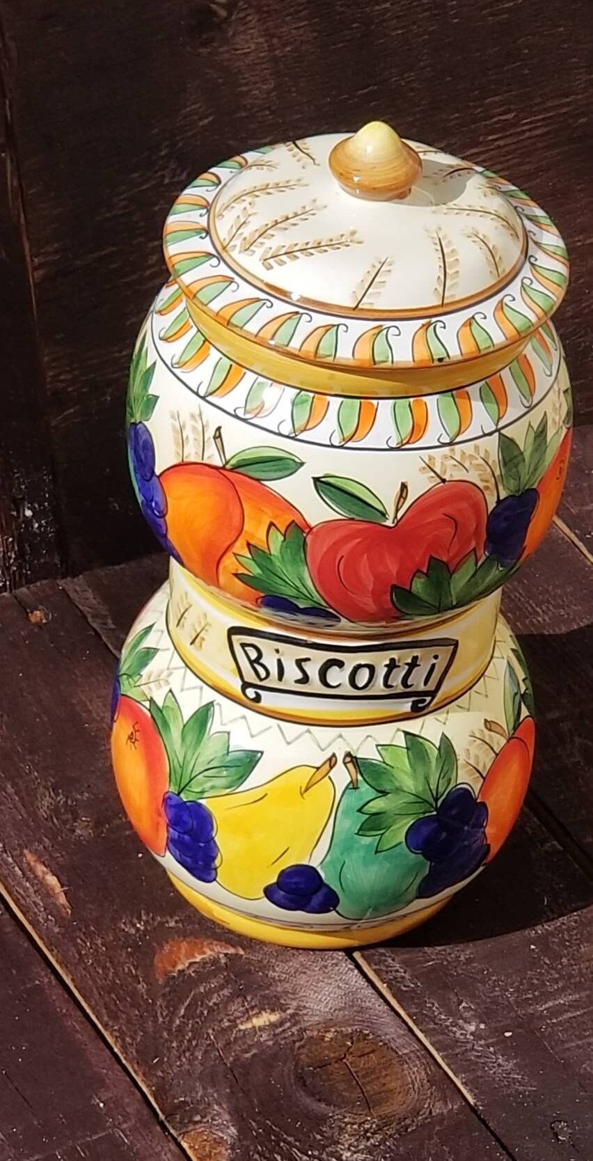 Biscotti Cookie Jar  Biscotti cookies, Biscotti, Cookie jars