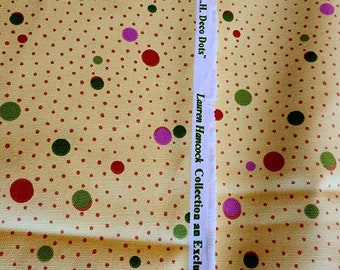 Waverly Deco Dots Home Decor Screen Print Fabric